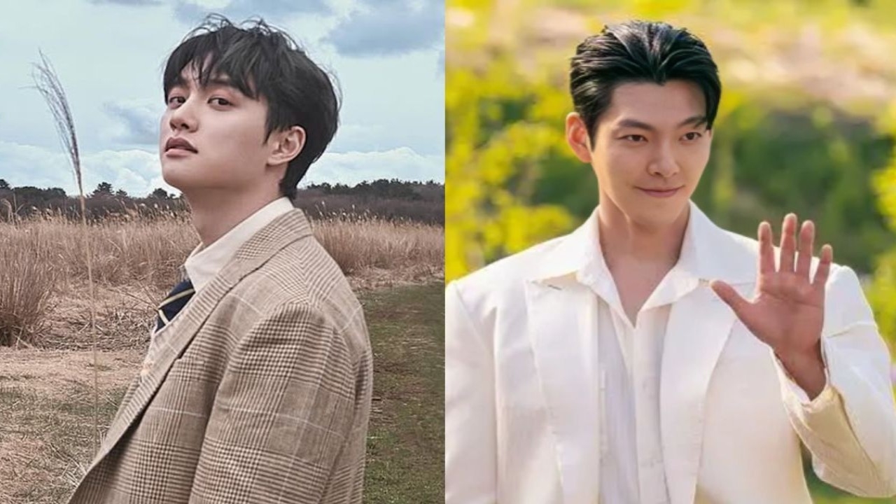 EXO's D.O. gets spotted in blonde hair while dining with Kim Woo Bin in Japan, fans call him 'Greek god'