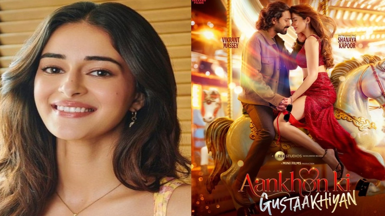 Shanaya Kapoor, Vikrant Massey's Aankhon Ki Gustaakhiyan 1st look cast a spell: Ananya Panday and others can't look away