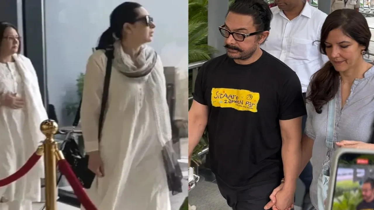 Bollywood Newswrap, June 22: Karisma Kapoor and kids at Sunjay Kapur's prayer meet to Aamir Khan and GF Gauri Spratt clicked at airport