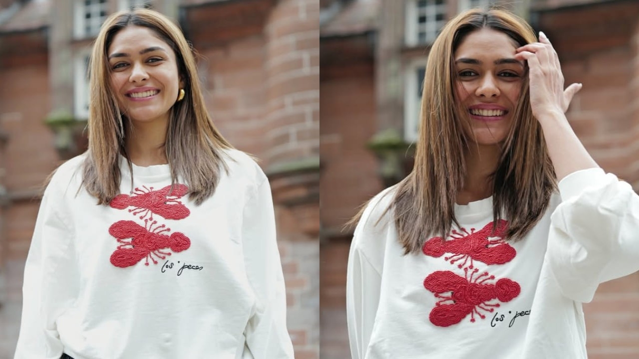 Ankle boots on holiday? Mrunal Thakur shows how to style them with shorts
