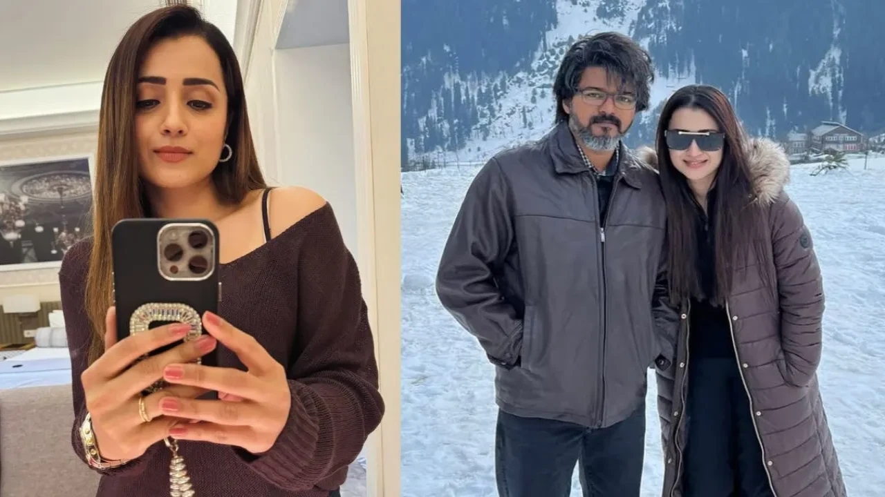 Trisha Krishnan says she's ‘full of love' in cryptic message amid link-up rumors with Thalapathy Vijay