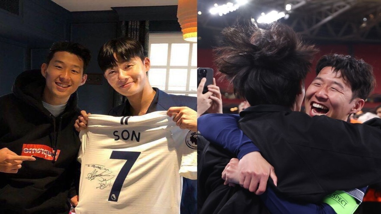 Park Seo Joon shares pic of bestie Son Heung Min's signed Tottenham jersey and heartfelt message: 'Never change our friendship...'