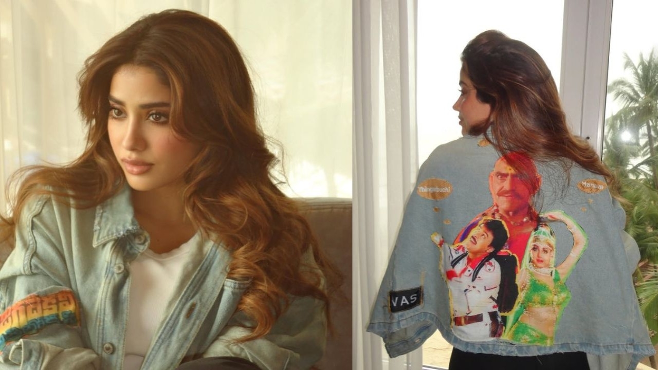 Janhvi Kapoor calls mom Sridevi ‘fairy princess' as she rewatches Jagadeka Veerudu Athiloka Sundari, wears personalized jacket