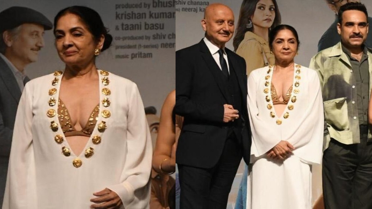 Neena Gupta turns heads in plunging neckline dress, reminds girls that ‘confidence has no age limit'
