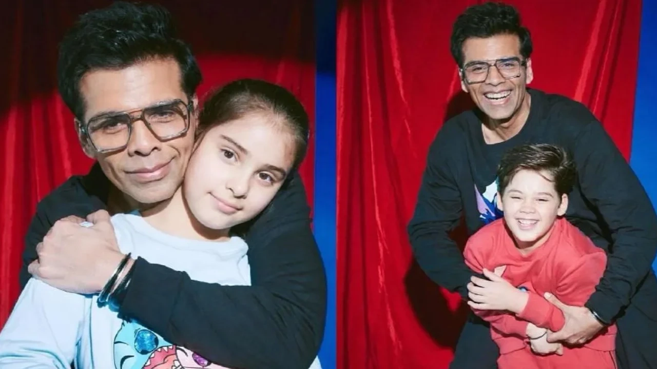 Karan Johar pens emotional Father's Day note on being single parent to Roohi and Yash; Kajol and Sonali Bendre comment