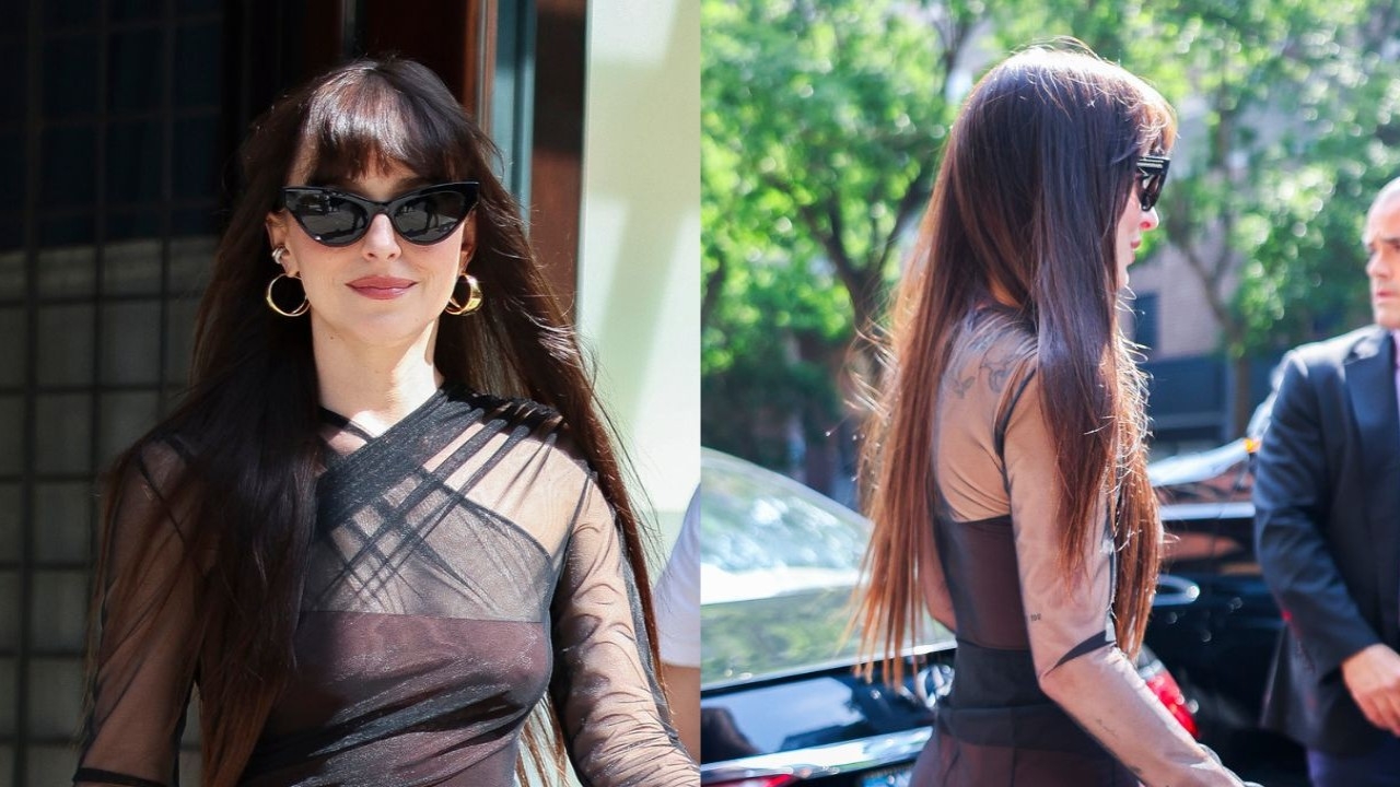 Dakota Johnson Turns to Revenge Dress Fashion After Splitting From Chris Martin Post 8 Years of Dating