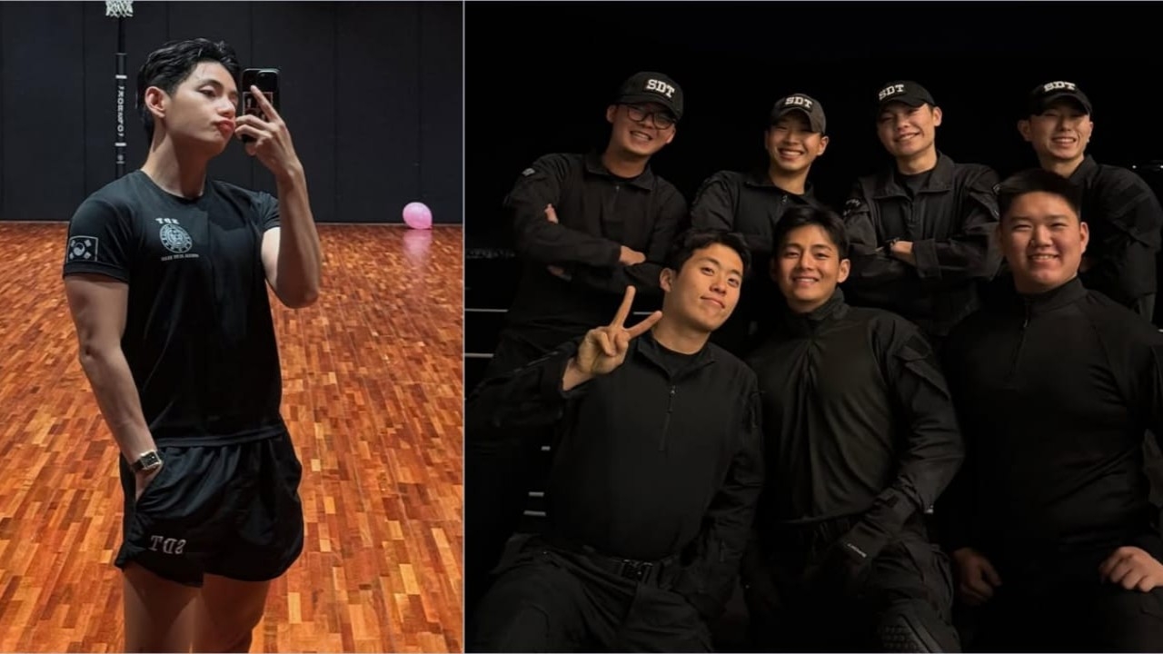 BTS' V shares never-before-seen moments with military mates, goofy selfies and more post discharge: PICS