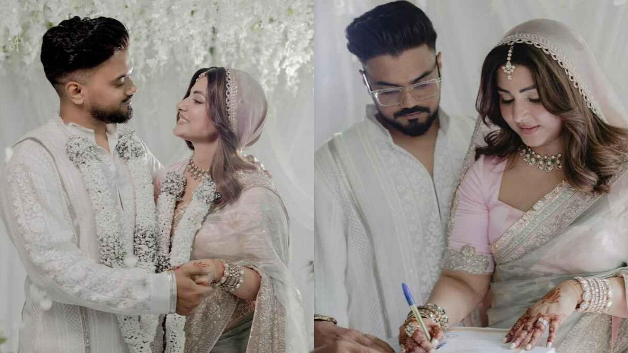 Hina Khan marries longtime boyfriend Rocky Jaiswal