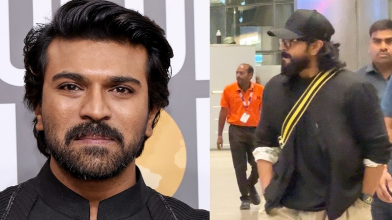 Watch: Ram Charan flaunts his RUGGED long hair look as he returns to Hyderabad after vacation