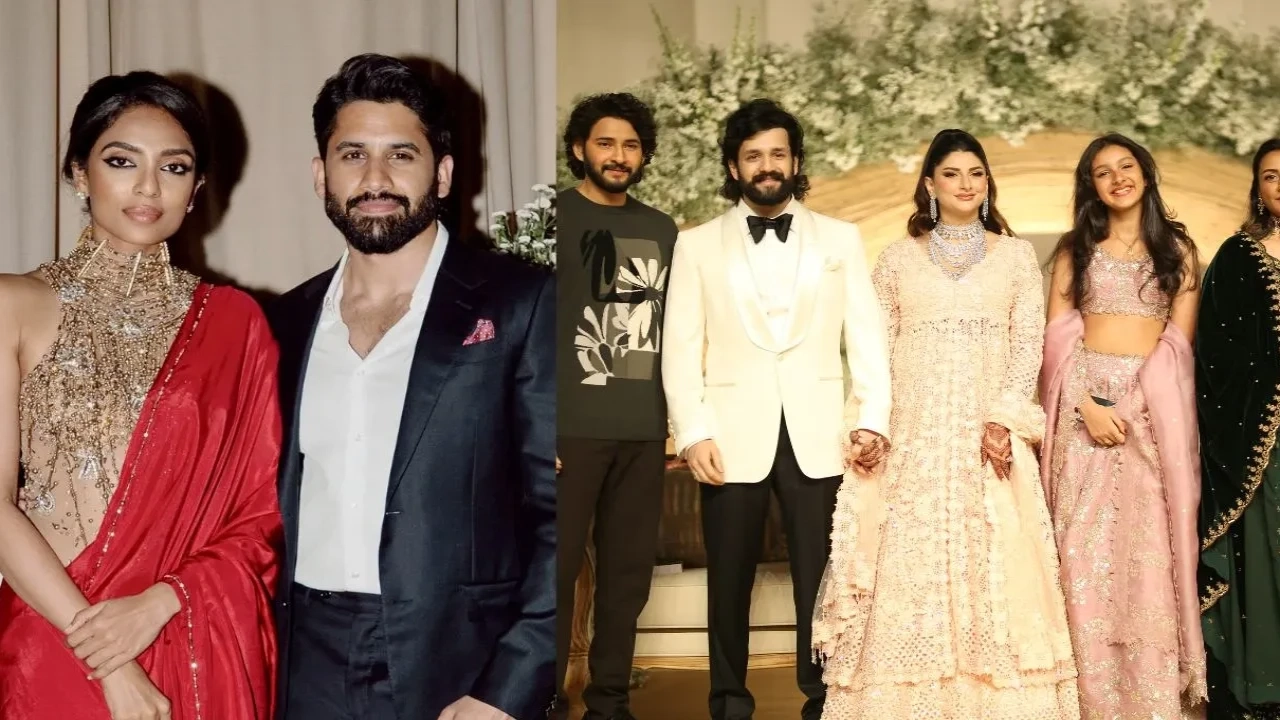 Unseen Video: Mahesh Babu greets Naga Chaitanya-Sobhita Dhulipala at Akhil Akkineni's wedding amid rumors of him ignoring them