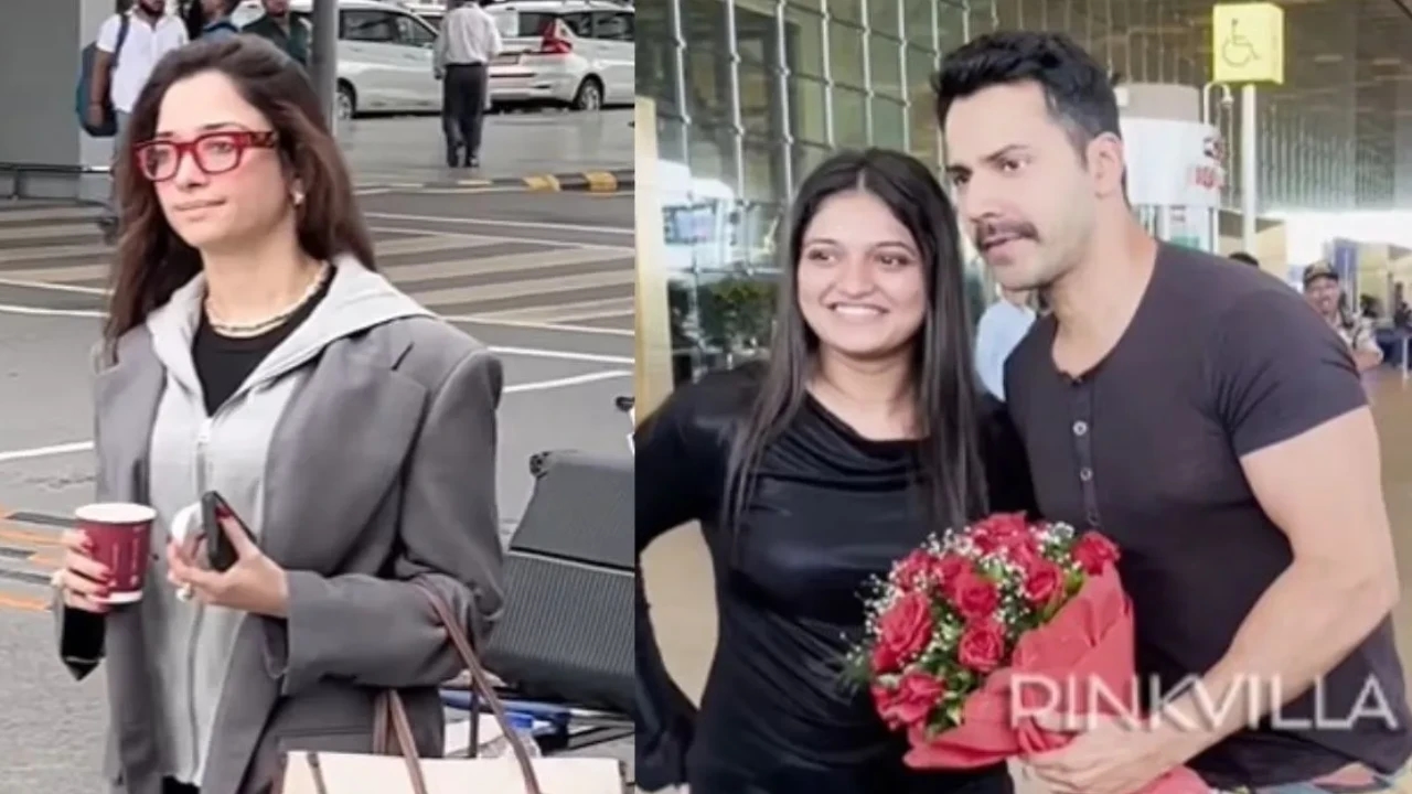 5 Celebrity Spottings of the Day, July 22: Tamannaah Bhatia turns heads in her airport look, Varun Dhawan and Allu Arjun clicked
