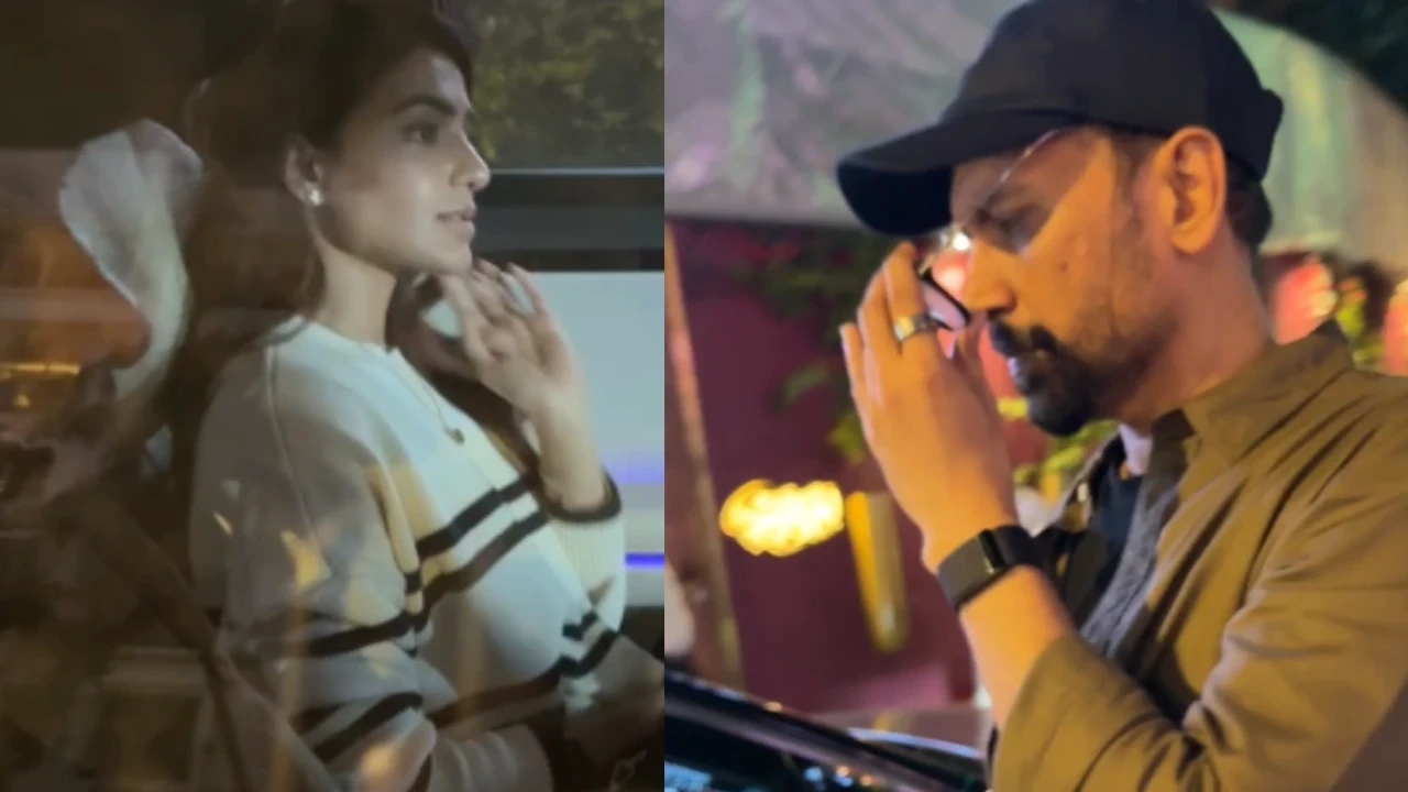 WATCH: Samantha Ruth Prabhu and rumored boyfriend Raj Nidimoru spotted leaving together after dinner date