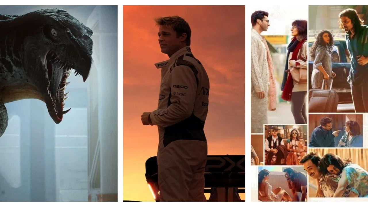 Box Office Trends: Jurassic World: Rebirth leads the show, followed by F1, Metro In Dino and Sitaare Zameen Par