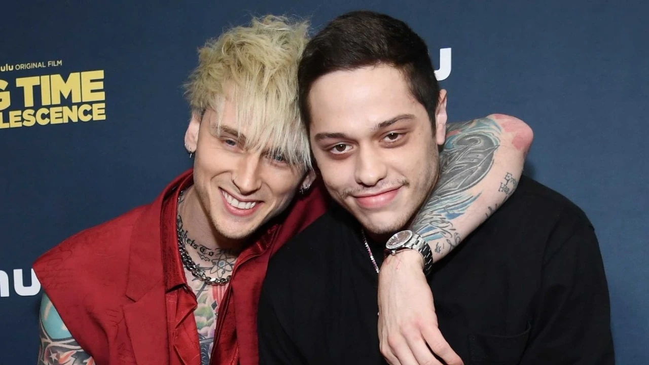 Machine Gun Kelly and Pete Davidson's Kids to Party Together? Rapper Reacts to Baby News With Elsie Hewitt