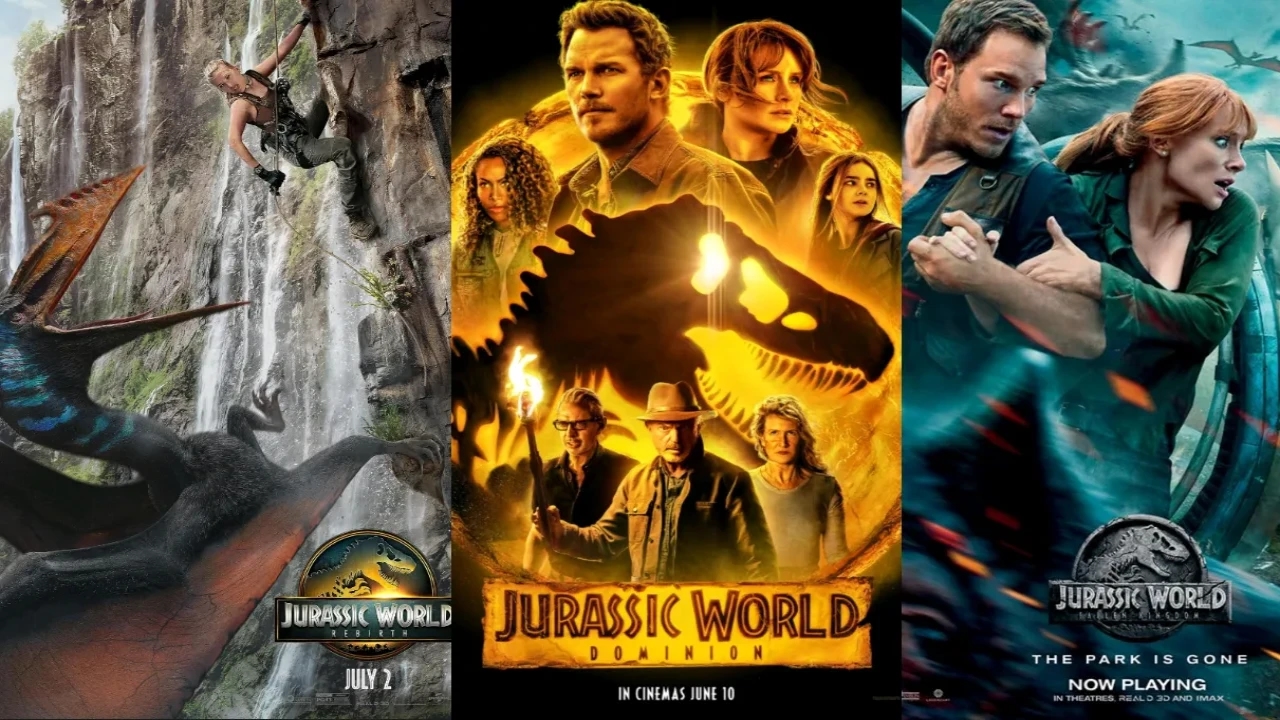 Jurassic World Rebirth vs Dominion vs Fallen Kingdom Day wise India box office collection showdown