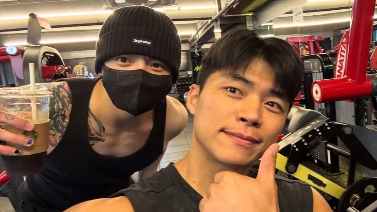 BTS' Jungkook gives closer look at his chest tattoo and muscular physique, trainer Ma Sun Ho left shocked