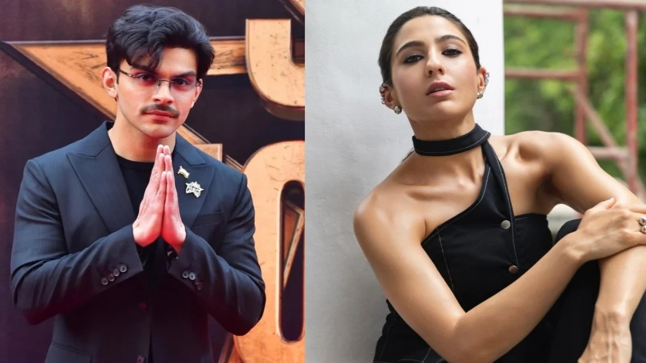 Veer Pahariya's UNSEEN party pics ft Sky Force co-star Sara Ali Khan, Janhvi Kapoor, Ibrahim Ali Khan