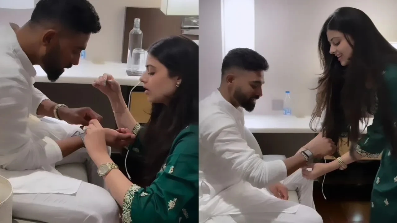 Asha Bhosle's granddaughter Zanai Bhosle disables comment section after tying rakhi to rumored beau Mohammad Siraj