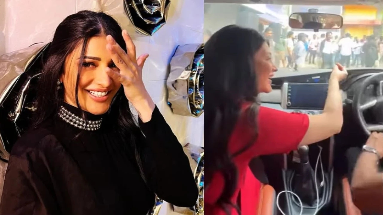 Shruti Haasan stopped at Chennai theater during Coolie release and her reaction will leave you in splits