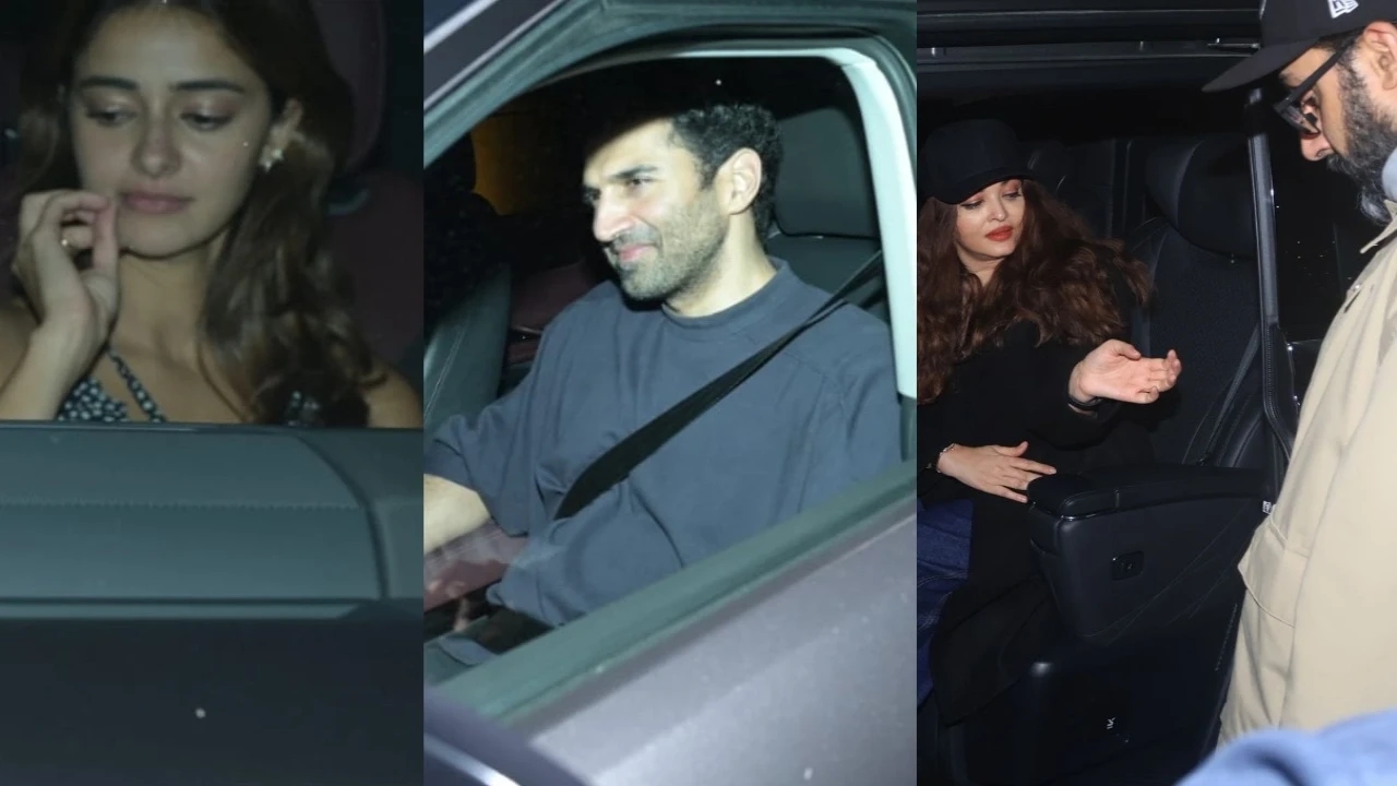 Big Spottings: Aishwarya Rai-Abhishek at airport to ex lovers Ananya and Aditya Roy Kapur attend Ahaan's Saiyaara party
