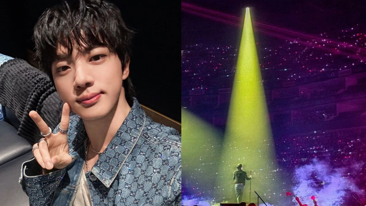 Watch: BTS' Jin unable to continue with Moon intro as fans make him laugh, gets emotional at Pink Epiphany project