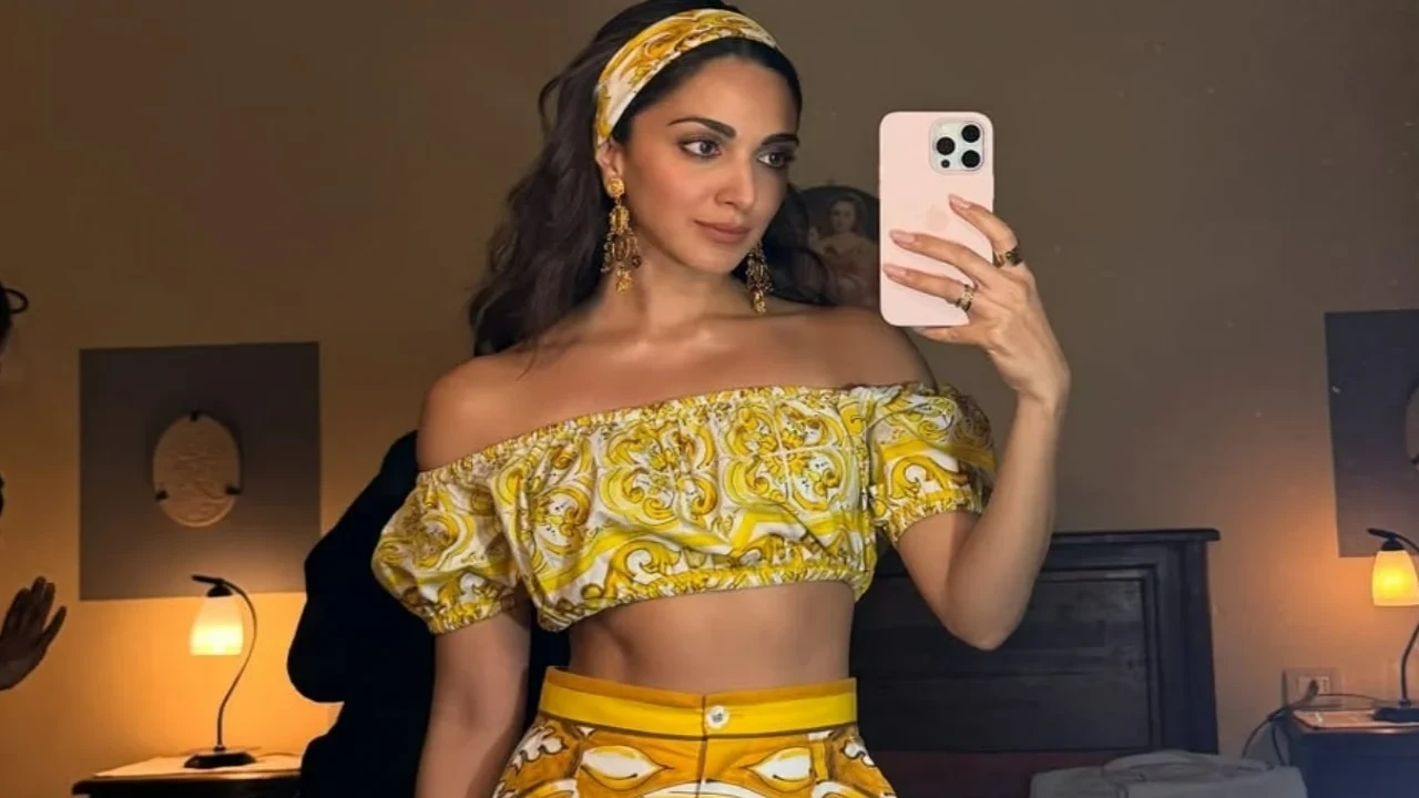 Kiara Advani wears Rs 1,50,000 yellow Dolce & Gabbana outfit in War 2's Aavan Jaavan song and it sets European summer vibe
