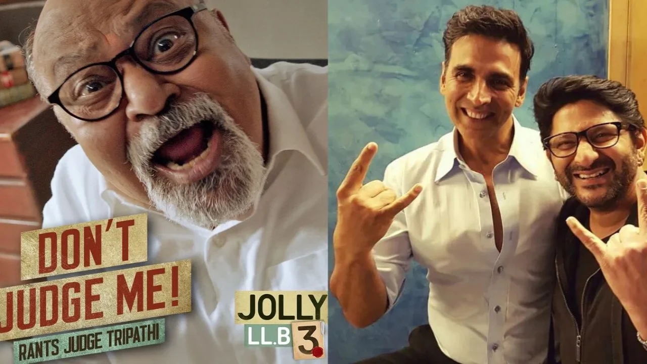 Jolly LLB 3 Teaser: Saurabh Shukla shouts ‘Don't Judge Me' in first promo of Akshay Kumar and Arshad Warsi starrer