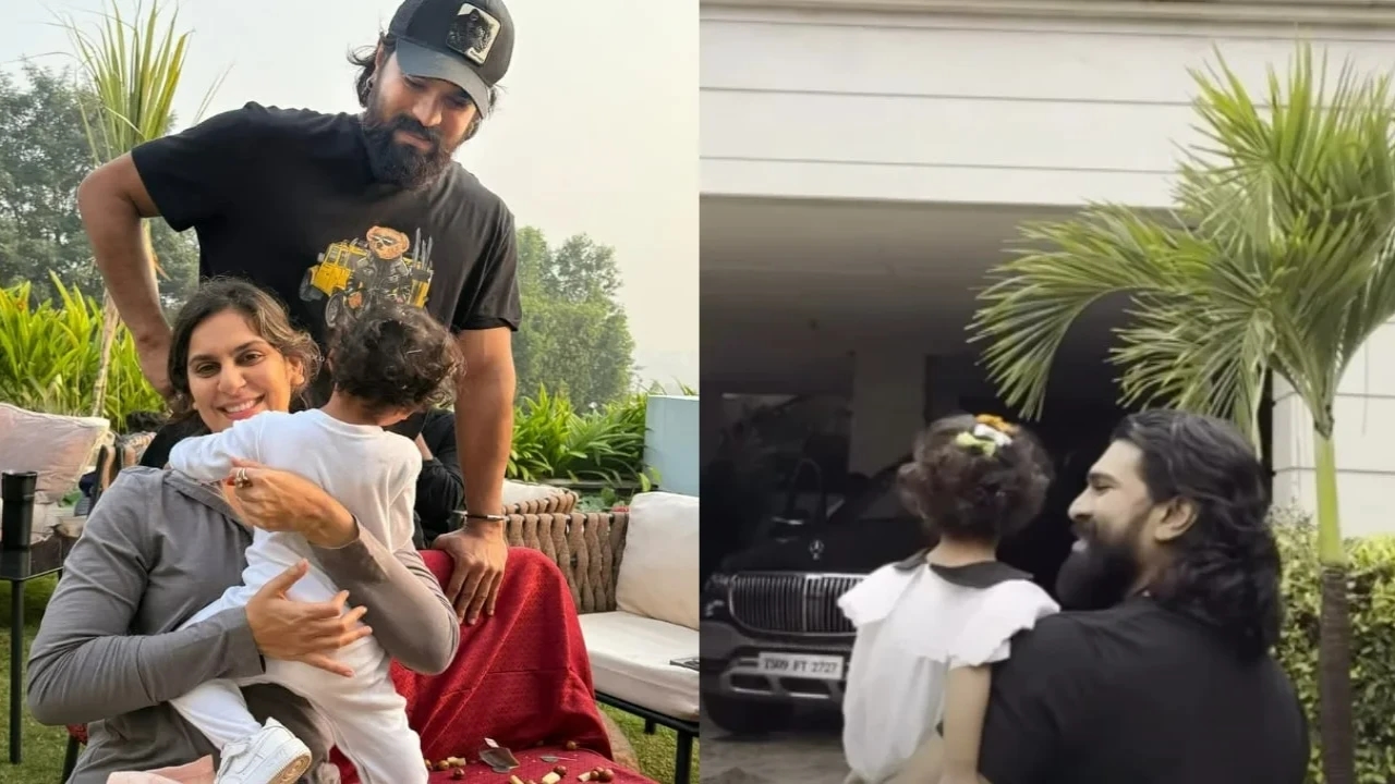 WATCH: Ram Charan sports long hair, celebrates Independence Day 2025 holding daughter Klin Kaara in his arms