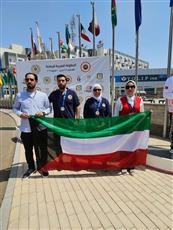 منتخب الكويت للرماية يحرز ميدالية برونزية في منافسات المسدس للزوجي المختلط في البطولة العربية بالقاهرة