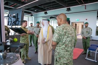 رئيس الحرس الوطني يفتتح مركز العلاج الطبيعي بمعسكر التحرير