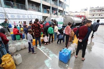 الهيئة الخيرية الإسلامية العالمية تنفذ مشروع سقيا الماء لصالح 50 ألف أسرة في غزة