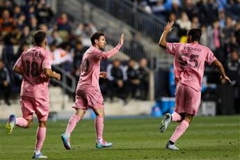 ميسي يقود إنتر ميامي لقلب تأخره إلى تعادل 3-3 ضد فيلادلفيا يونيون