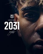 رسميًأ.. برشلونة يجدد عقد يامال حتى 2031