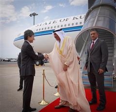سمو ولي العهد يصل إلى مطار كانساي الدولي بمدينة أوساكا اليابانية