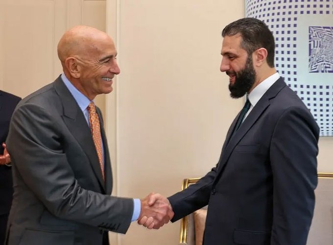 المبعوث الأميركي يلتقي #أحمد_الشرع في #إسطنبول بعد رفع العقوبات عن #دمشق