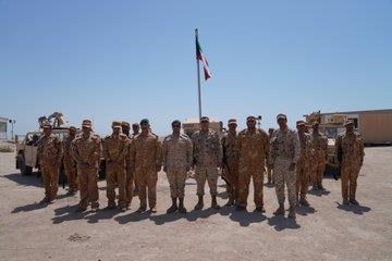 نائب رئيس الأركان يتفقد عددا من المواقع الشمالية التابعة لقوة واجب مبارك
