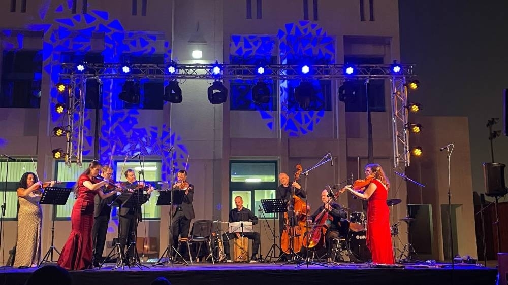 Live Music Under the Stars: CineMoon Ensemble brings classical sound to school community