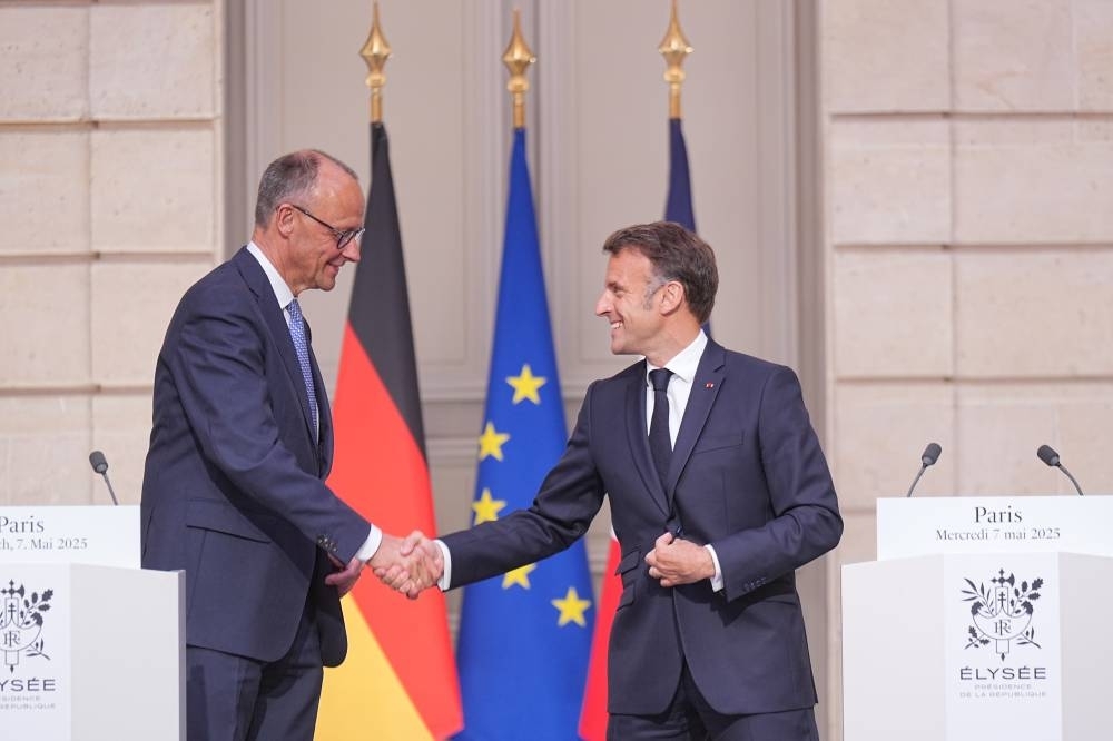 Merz, Macron seek restart of Franco-German ties