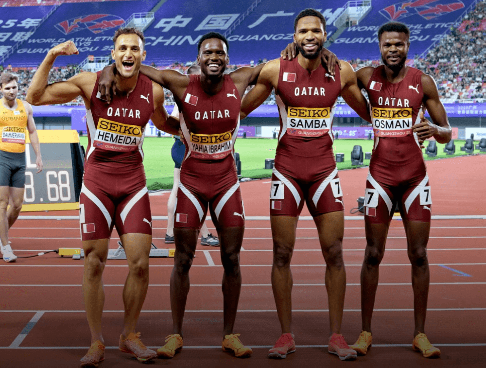 Qatar's 4x400m team qualifies for Tokyo 25 Athletics Worlds
