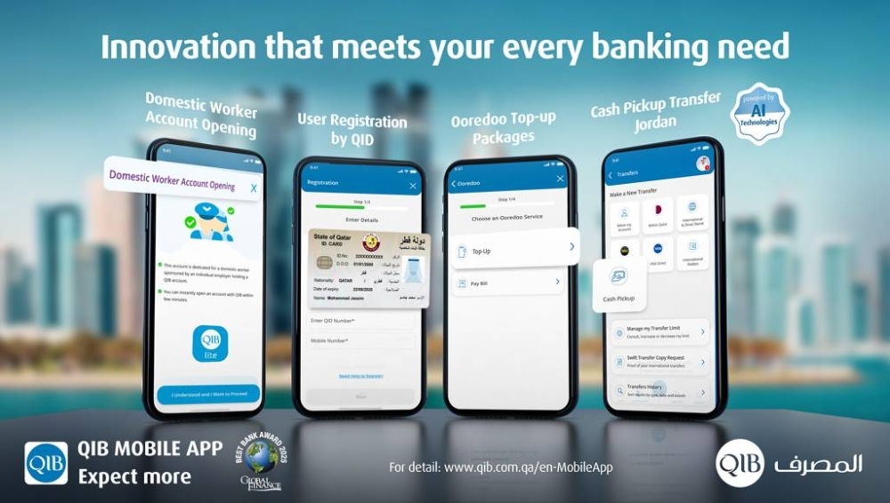 QIB rolls out a new set of customer-centric features on mobile apps