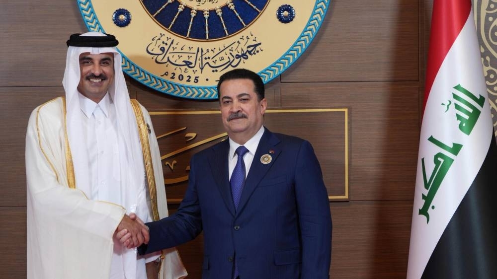 Amir attends 34th Arab Summit, meets Iraqi PM