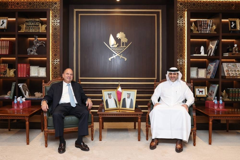 QCB governor meets MSCI chairman