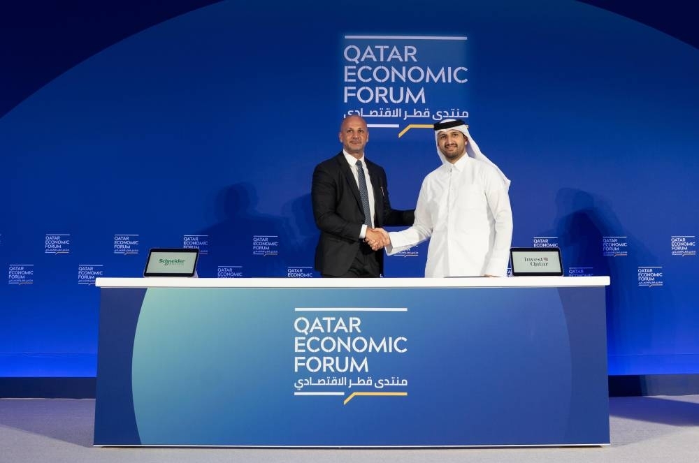 Invest Qatar, Schneider in deal to boost infrastructure in Qatar