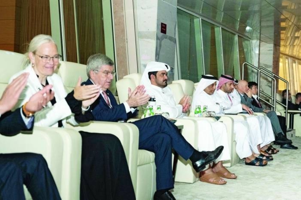 QOC President attends final day of ITTF World Table Tennis C'ships