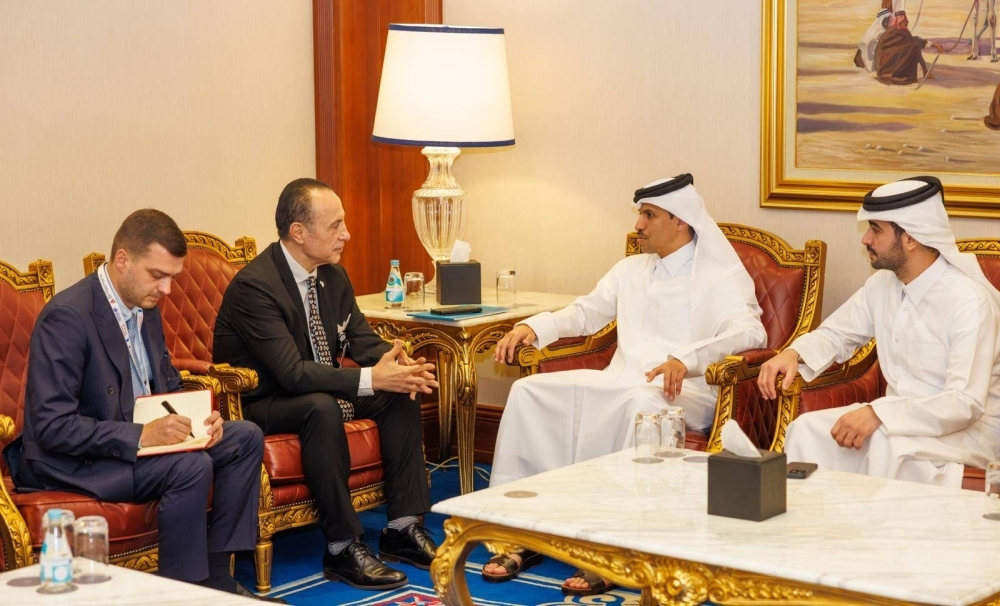 QOC Secretary-General meets Albanian NOC President