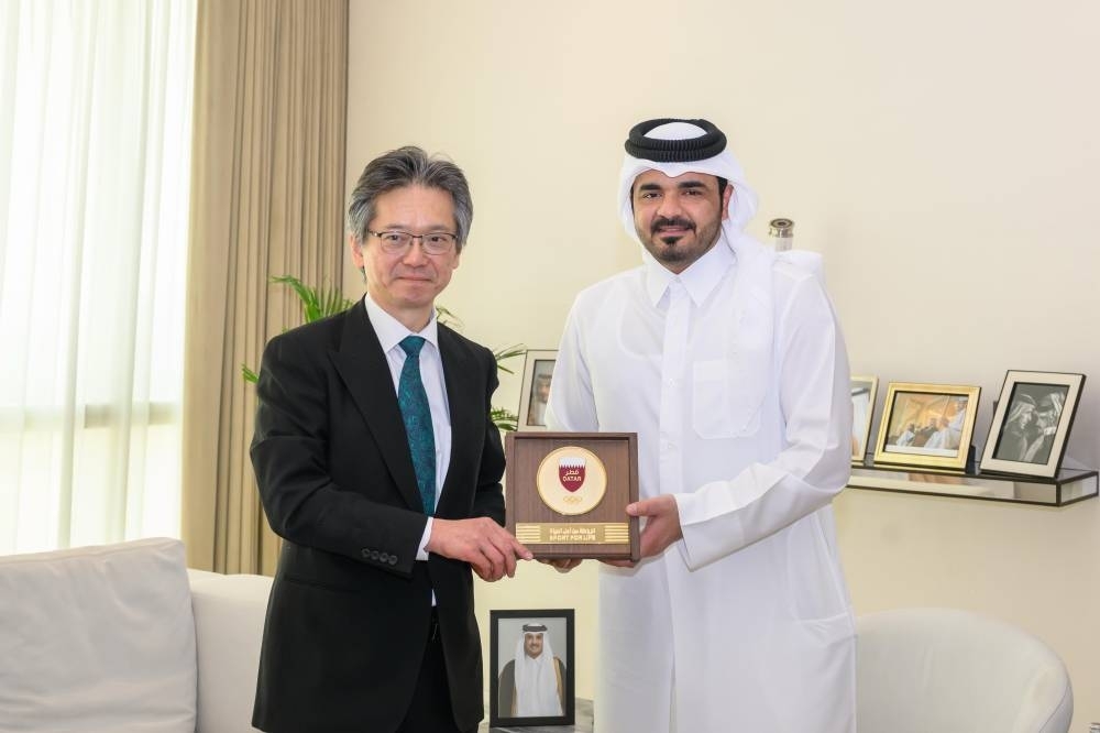 QOC President meets Japanese Ambassador to Qatar