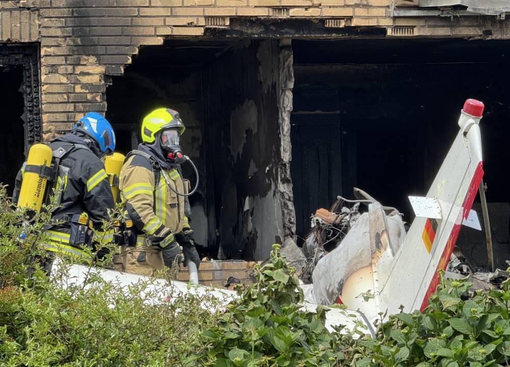 Two killed as light aircraft hits house near Germany's Dusseldorf