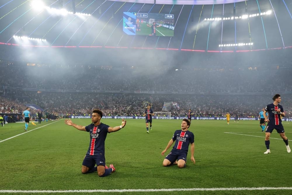 PSG win first European Cup with record 5-0 thrashing of Inter Milan