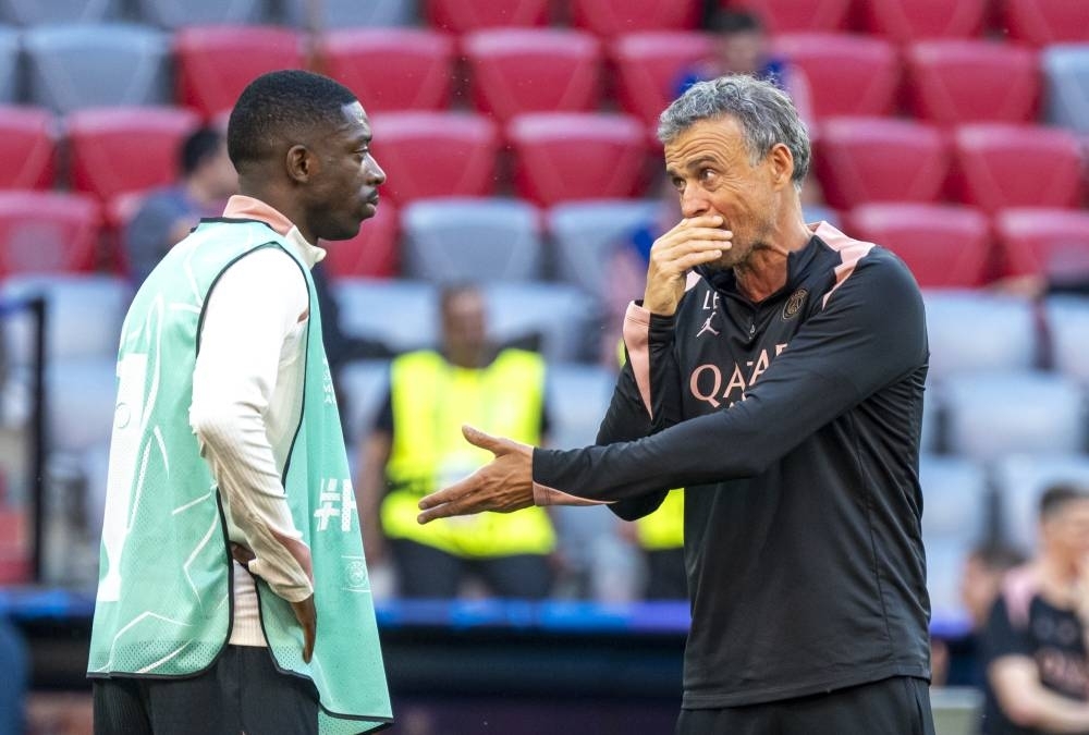 PSG boss Enrique backs Dembele for Ballon d'Or