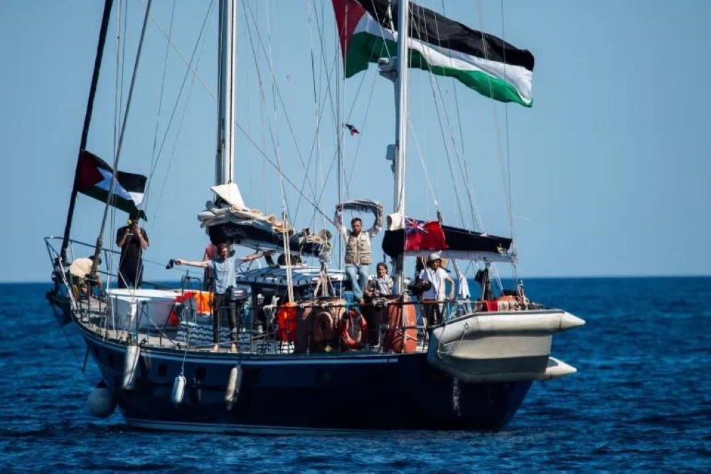 FFC aid ship aiming to break Israel's siege of Gaza sets sail from Italy